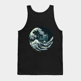 The Great Wave of Cthulhu Tank Top